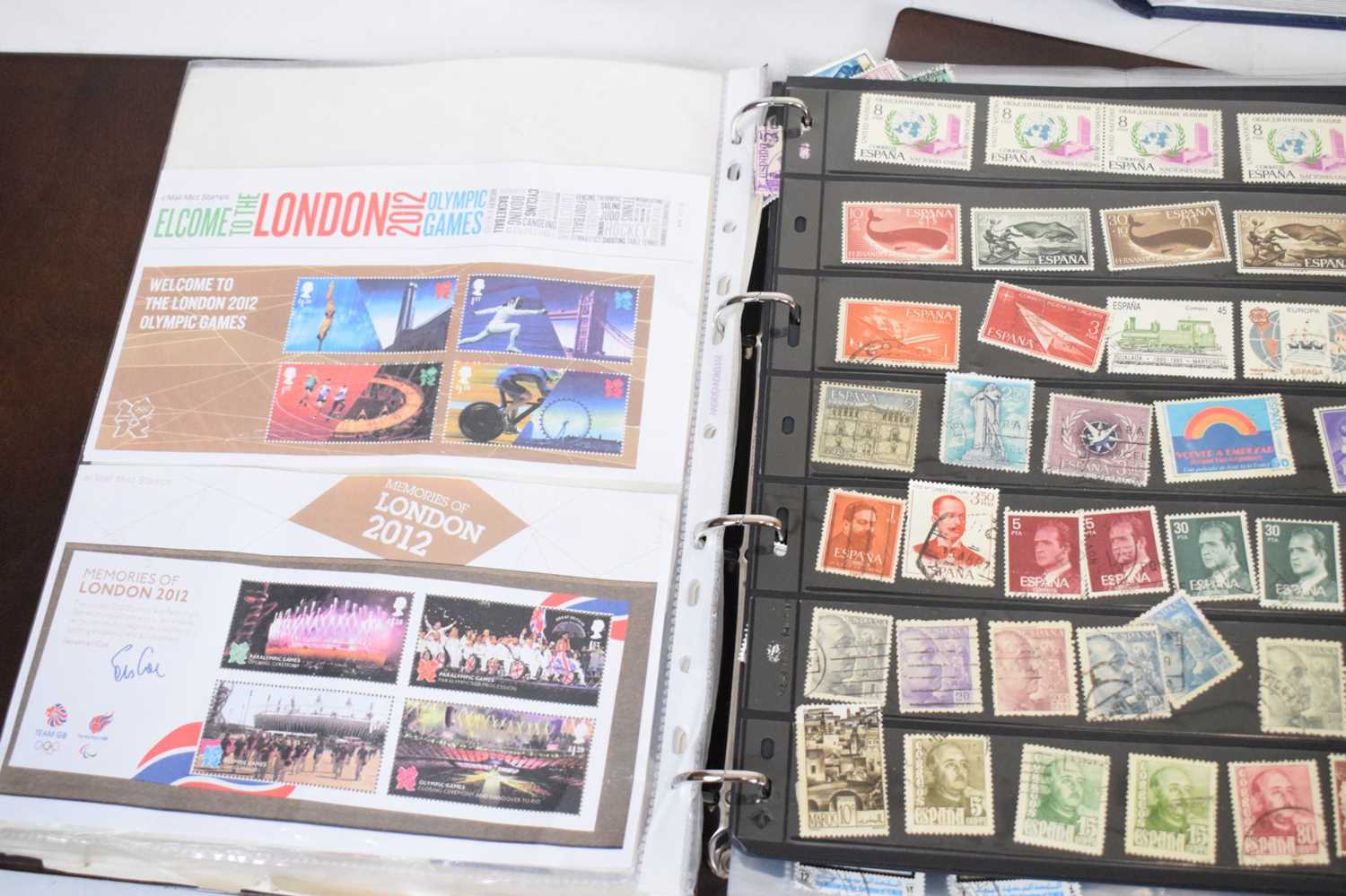 Stock album of GB stamps together with two albums of world stamps - Image 4 of 8