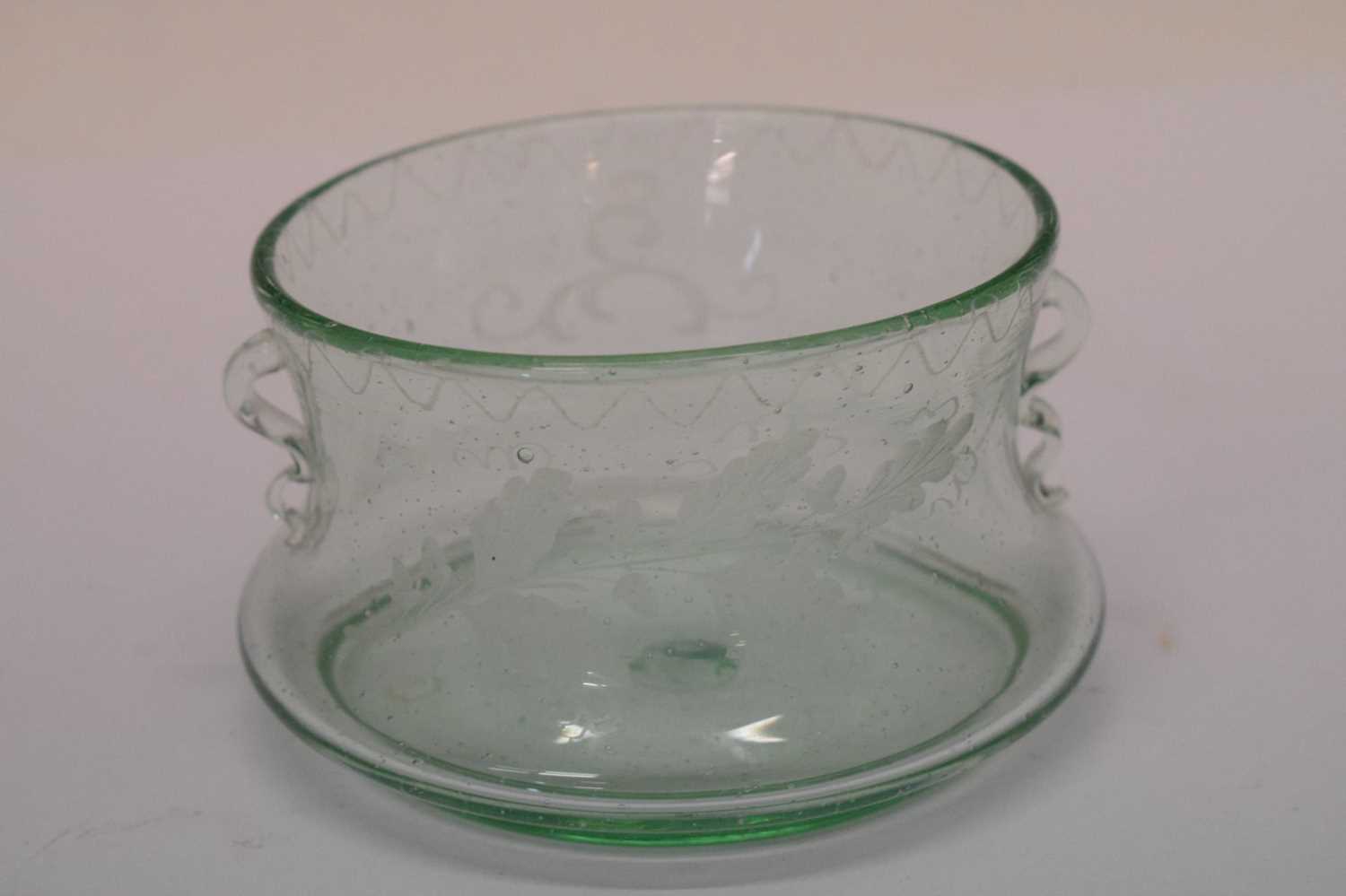 Group of green soda glass - Image 4 of 9