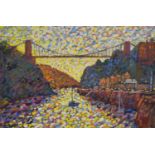 Paul Stephens - Oil on board - 'Clifton Suspension Bridge'