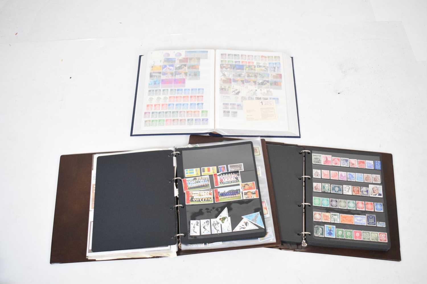 Stock album of GB stamps together with two albums of world stamps - Image 8 of 8