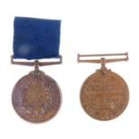 Queen Victoria and Edward VII St. John Ambulance Brigade Medals