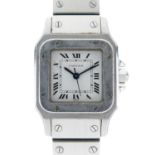 Cartier - Lady's Santos bracelet watch