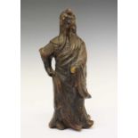 Large Chinese bronze of Lu Xing