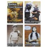 Four framed Banksy v Bristol Museum posters