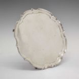 Silver pie-crust tray