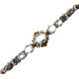 Victorian aquamarine bracelet