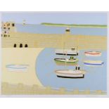 Bryan Pearce (1929-2006) - Signed limited edition screenprint, St. Ives Harbour