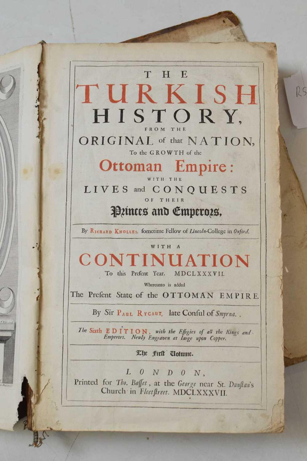 The Turkish History from the Original of that Nation to the Growth of the Ottoman Empire - Image 18 of 20