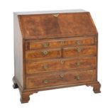 Mid 18th Century walnut and feather-banded bureau