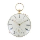 Frodsham, Gracechurch Street, an 18ct gold open-faced pocket watch