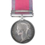 Military General Service Medal, 1793-1814, together with a silhouette