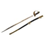 Royal Naval officer's sword by Manton & Co.