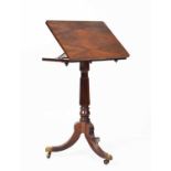Adjustable reading table/music stand