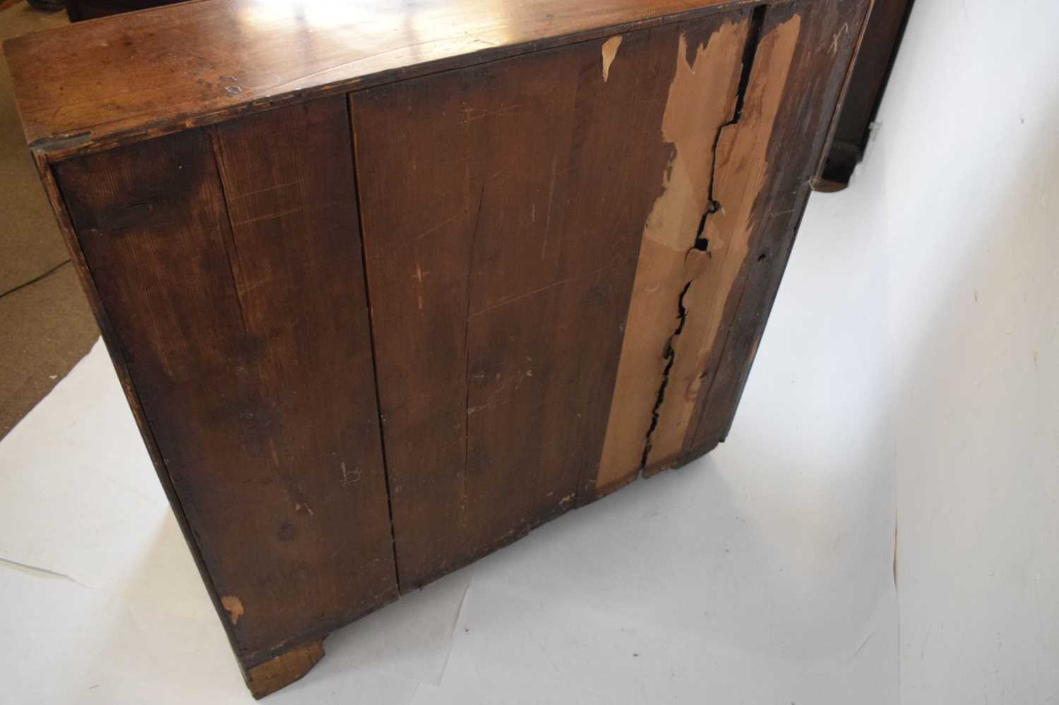 George III mahogany bureau - Image 16 of 17