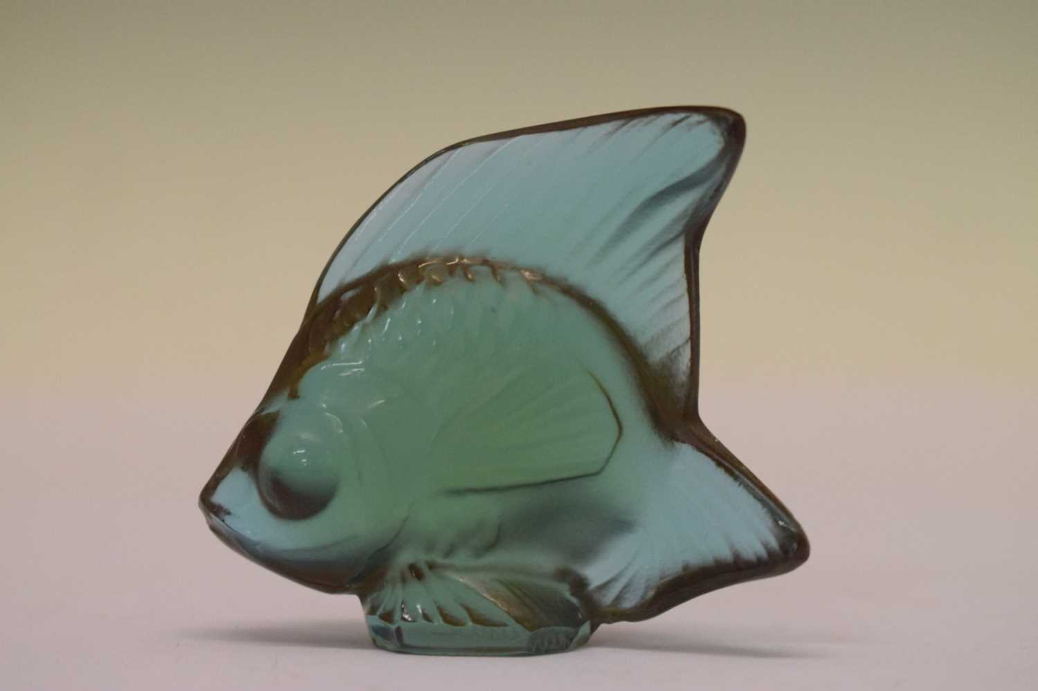 Lalique - Two 'Sun Fish' and an opalescent Angel Fish - Image 12 of 16