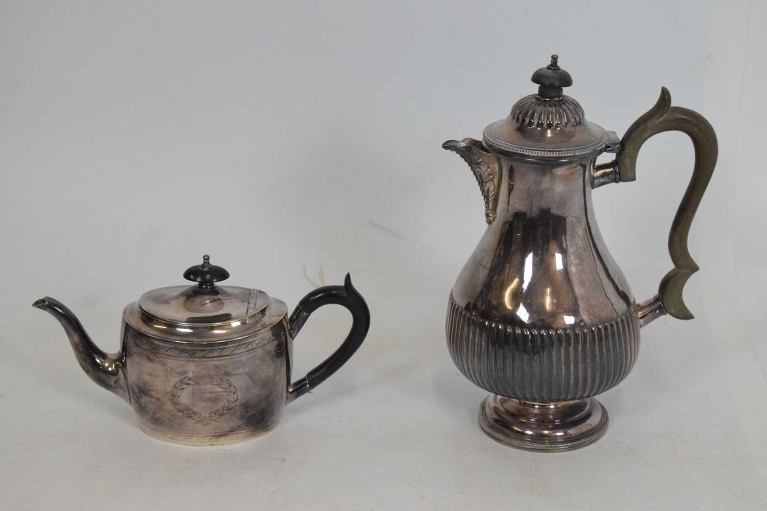 Silver plated four piece tea-set, pair of silver plated tureens, etc - Image 14 of 15