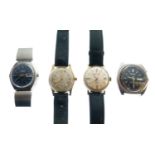 Two gentlemen’s Seiko watch heads and two vintage watches