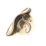 9ct gold signet ring