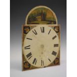 19th Century 8-day longcase clock painted dial