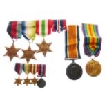 First and Second World War medals