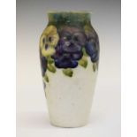 William Moorcroft Pansy pattern baluster vase