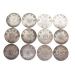 Twelve 'Yen-Chinese emperors' contemporary souvenir tokens