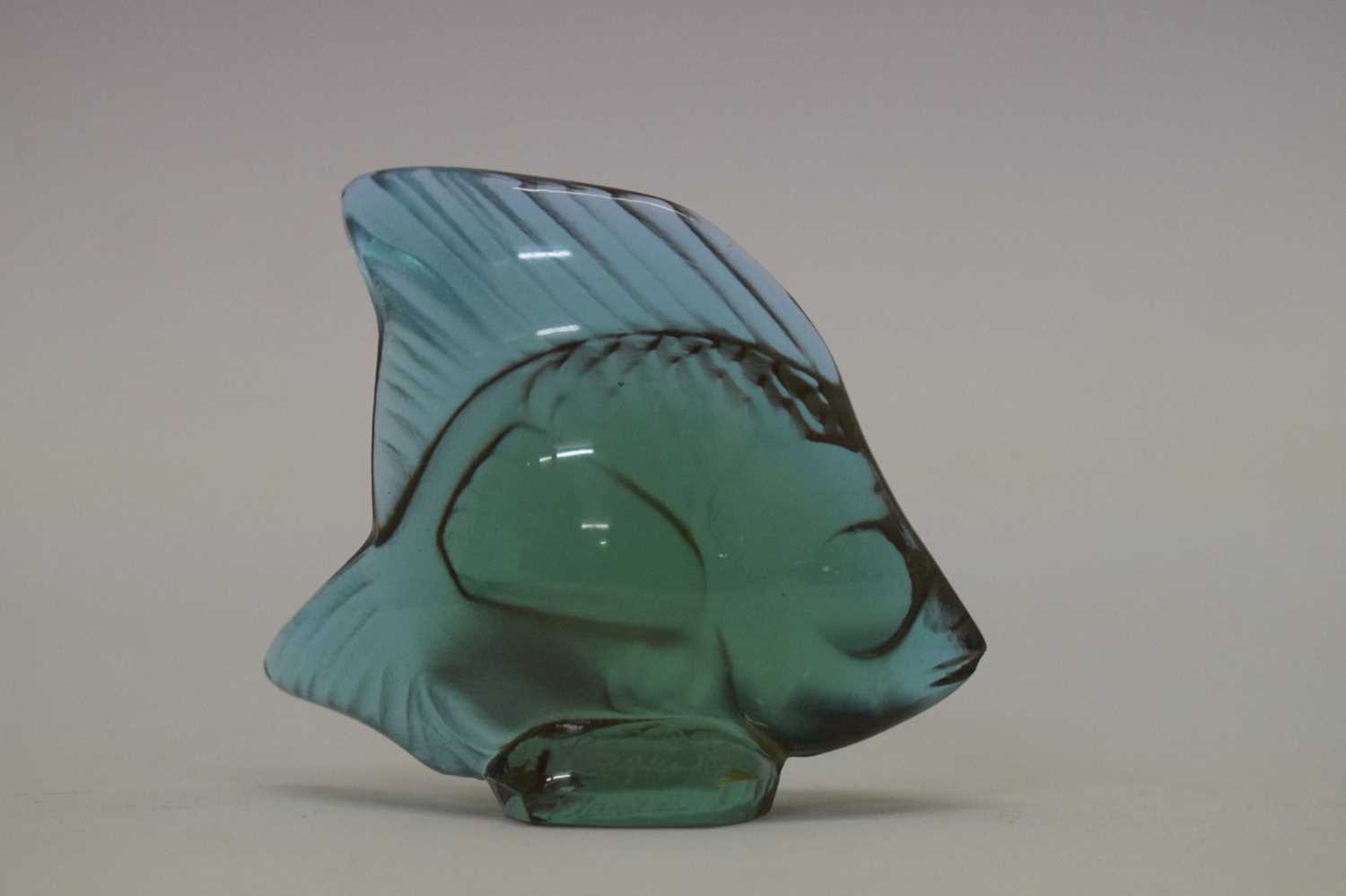 Lalique - Two 'Sun Fish' and an opalescent Angel Fish - Image 14 of 16