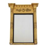 Early 19th Century giltwood pier mirror