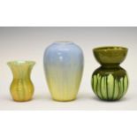 Ruskin vase and two others (3)