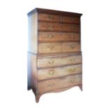 19th Century mahogany tallboy