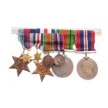 Second World War medal group with miniatures