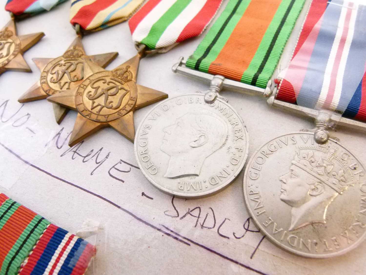 World War II medal group and miniatures - Image 3 of 5