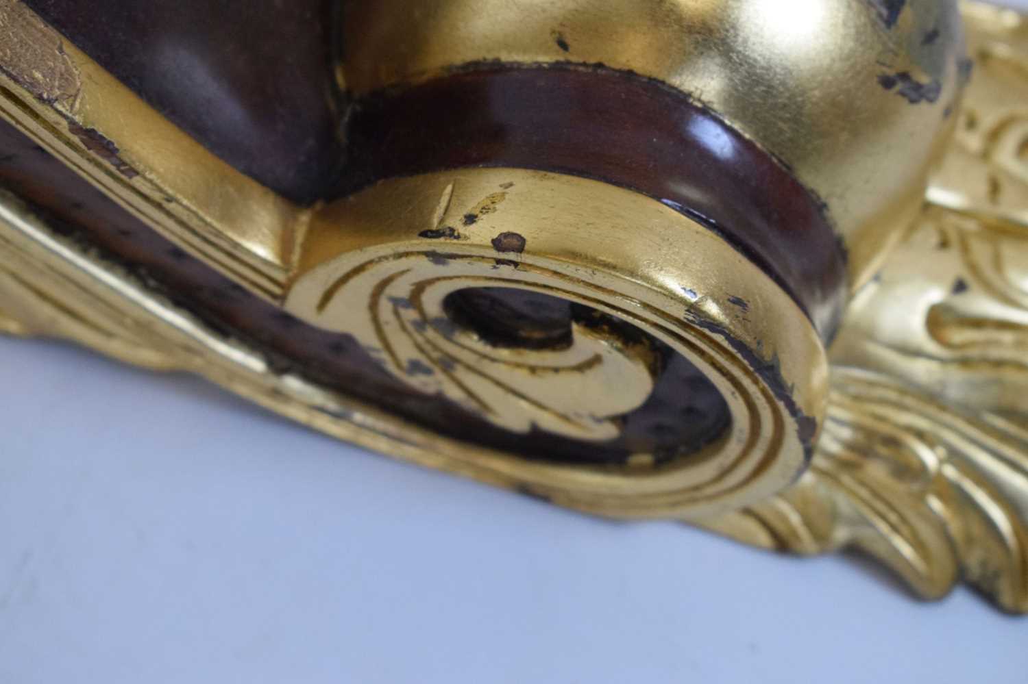 Pair of parcel gilt wall brackets - Image 15 of 18