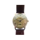 J.W Benson - Gentleman's 9ct gold cased wristwatch