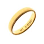 22ct gold wedding band