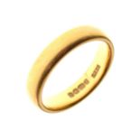 22ct gold wedding band