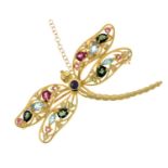 Dragonfly brooch