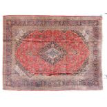 Large Persian Kashan wool rug