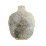 Chinese carved jade snuff bottle