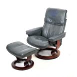 Stressless chair and footstool