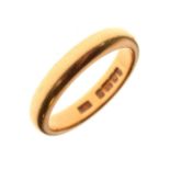 22ct gold wedding band