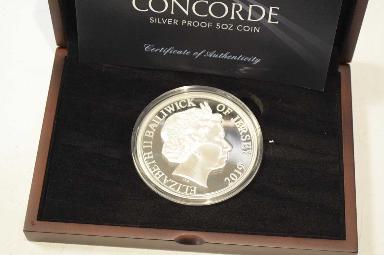 Concorde 50th Anniversary silver proof 5oz £10 coin - Bild 3 aus 5