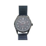Victorinox - Gentleman's black stainless steel cased wristwatch