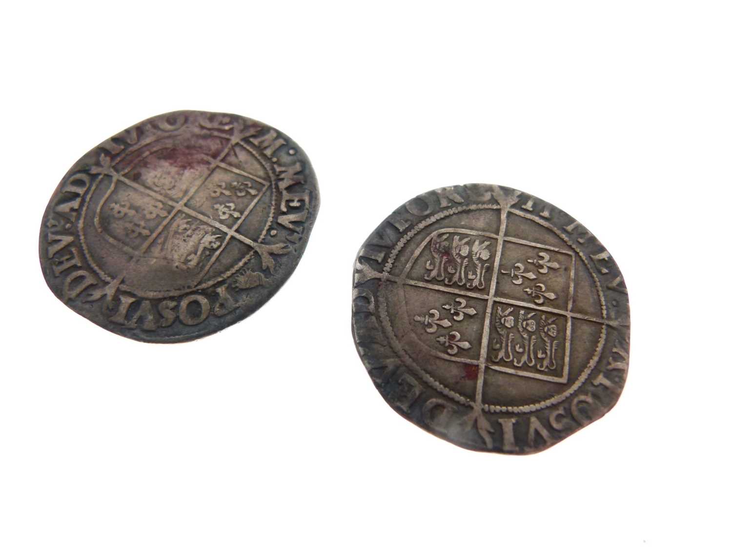 Two Elizabeth I silver coins - Bild 3 aus 4