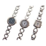 Accurist - Three lady's silver bracelet watches