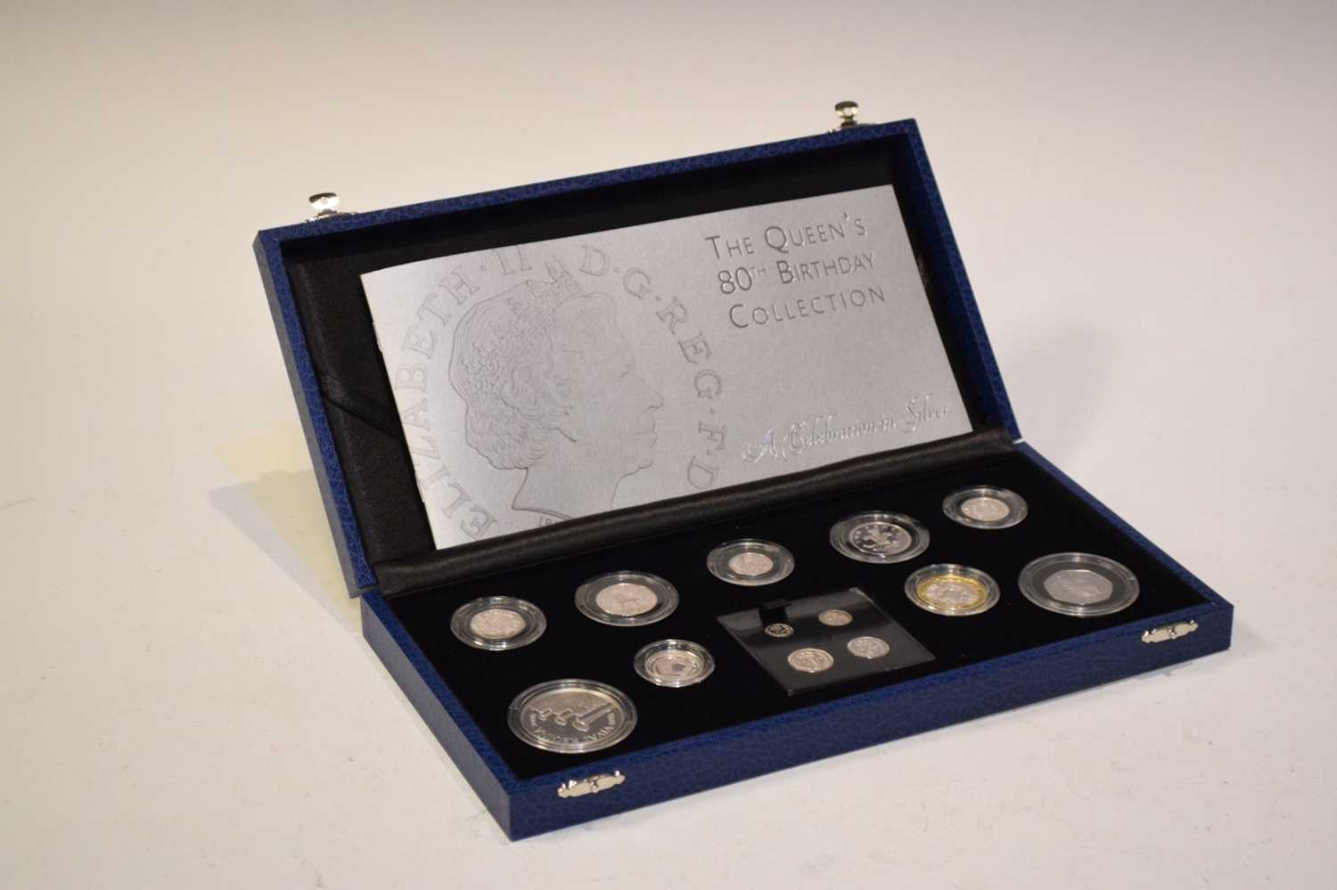 Queen's 80th birthday collection silver Royal Mint set - Bild 5 aus 5