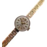 Rolex - Lady's Precision 9ct gold cocktail watch
