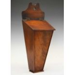Early 19th Century fruitwood candle box