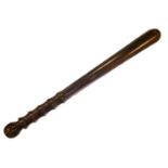 Victorian hardwood truncheon