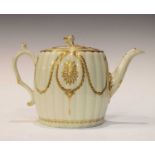 Late 18th Century teapot with gilt decoration